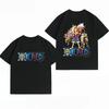 Unisexs Clothing New 100 Cotton Breathable Summer TShirt One Piece Luffy Print Casual Streetwear Unisexs TShirt