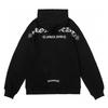 830 CHROME HEARTS Осень-Зима 2026 Новый Большой Размер Классический Стиль Логотип Молния Худи Толстовка, Подходит для Ношения Парами