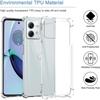 Противоударный чехол Airbag TPU для Motorola Moto Edge 40 Neo, защитный чехол, ультратонкий, мягкий, прозрачный, с полной защитой