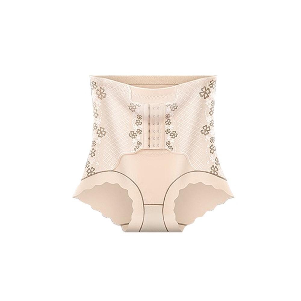 Трусы-подтяжки Flower Butt Lifter с высокой талией, корректирующее нижнее белье, бесшовные хлопковые трусы послеродовые