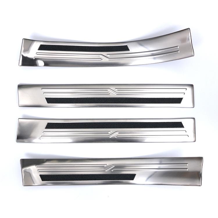 Применимо20-22Nissan JinkeKicks P15 Threshold Bar Door Pedal Stainless Steel Change