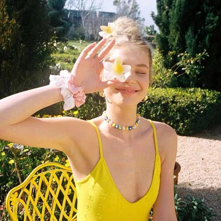 Fashion Bauhinia Egg Flower Hair Clip Back Head Bun Grab Clip Shark Hair Clip Accessories