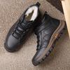 Newest Mens Shoes Quality Leather Sneakers Men Warm Winter Boots Wool Plush Fur Fashion Ankle Boots Men Casual Shoes Snow Footwear