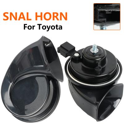 Пара 12В 120дБ Двухтональный Улиточный Гудок Для Toyota Corolla Avensis Yaris CHR Avalon Camry Highlander Land Cruiser Prius RAV4 Sequoia