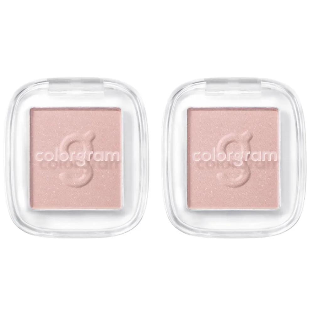 Colorgram Single Cube Eyeshadow Matte Pearl 22 Milk Tea x2