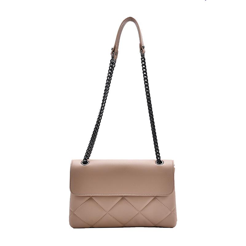 Rhombus Bag Women's Shoulder Bag Chain Underarm Bag Simple Versatile Small Square Bag New Popular Messenger Bag
