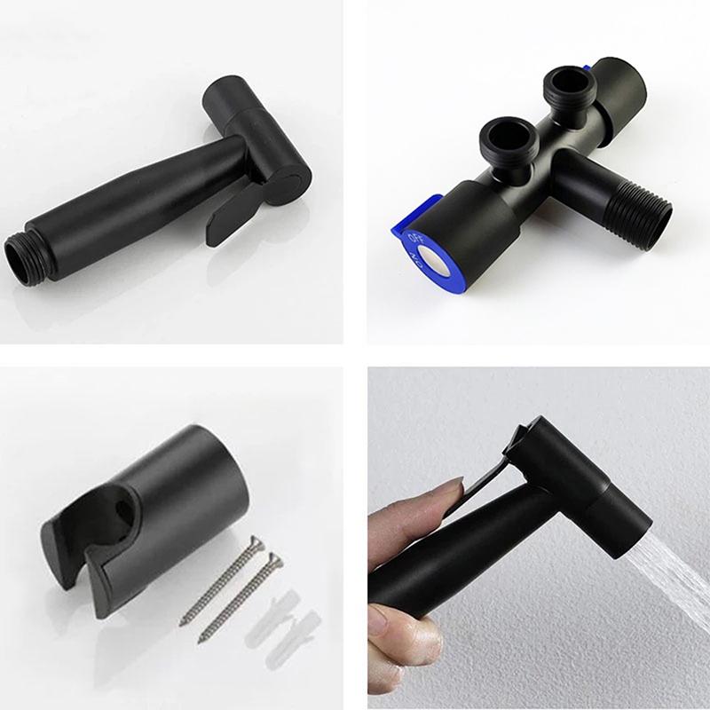 Ручной распылитель для туалета и ванной комнаты, насадка для душа, самоочищающийся ручной смеситель для биде из нержавеющей стали, ручной распылитель для биде, набор