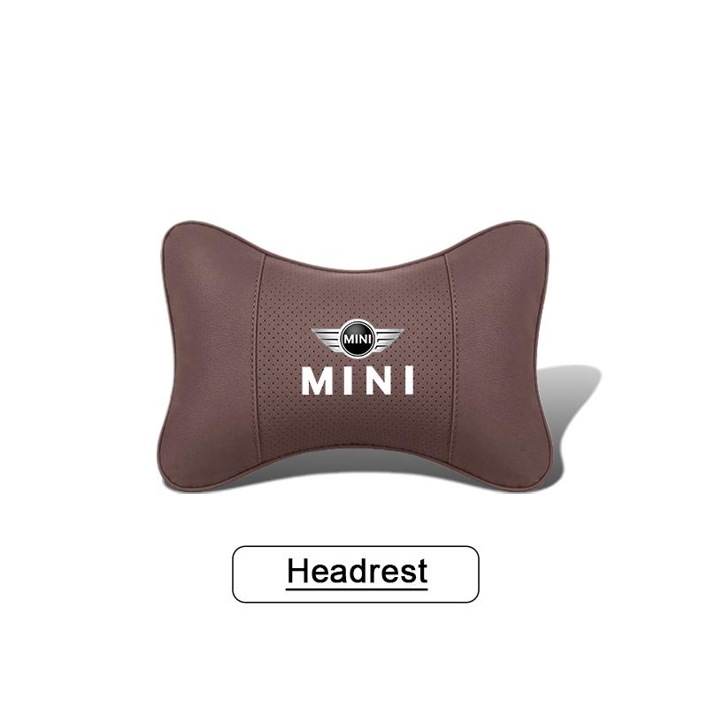 5 Color Car Headrest/Lumbar Support Car Neck PillowFor MINI Cooper R56 F56 R50 JCW Cabrio Aceman Countryman Clubman Roadster uylez55