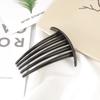 5/7 Teeth Plastic Hair Clip For Women Vintage Creative Headwear Black Hair Combs Magic Hair Comb Hair Clips Korean Styling Tools