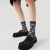 Женские носки Renaissance Polka Dot Mid-Tube Socks - Милый стиль осень/зима, толстые и теплые, имитация норки