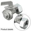 Fuel Shut Off Valve for Generator Fuel Tank Replacement M16x1.5mm Thread 22mm Hex Nut Compatible with Diverse Generator Brands