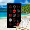 proof beach towel with a Tyler Joseph and Josh Dun pattern - soft,absorbent,quick-drying,machine washable - perfect for swimming,camping,bathing