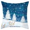 Christmas Snow Scene Series Pillowcases Home Sofa Pillowcase Car Cushion Covers Home Use