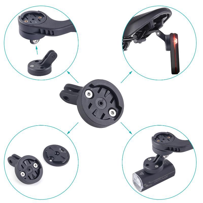 For Combo Mount Holder Bracket Adapter Quick Release Camera Headlight Adapter Camera Fixing Base Bike Accessories
