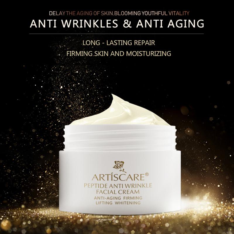 ARTISCARE Пептидный крем для лица против морщин + роликовый массажер для сыворотки для глаз + золотой крем для глаз 3 шт./лот, удаление темных кругов