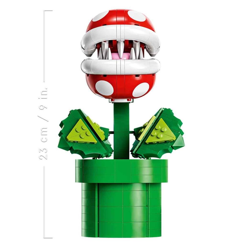 LEGO Super Mario Piranha Plant Super Mario Build and Display for Adults and Teens Posable Figure with Authentic Details Birthday Gift for Gamers and