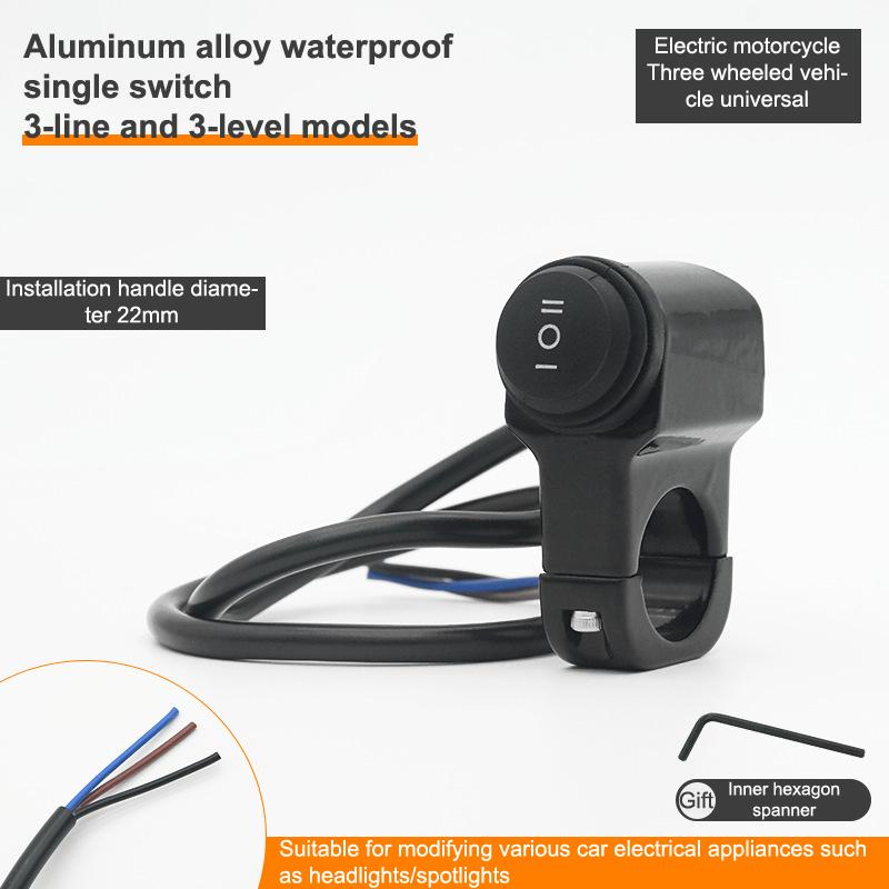 Мотоциклетный переключатель фар прожектор противотуманный фонарь кнопка ретро мото пит-дирт мотоцикл аксессуары 22 мм