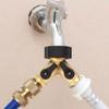 G1 FNPT DN25 Copper Garden Water Hose Connector Water Faucet Splitter Tool Accessories