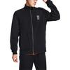 Li-Ning Fitness Series Solid Color Logo Patch Zip-Up Long Sleeve Hoodie Jacket Men Outerwear Black AWDS787-2