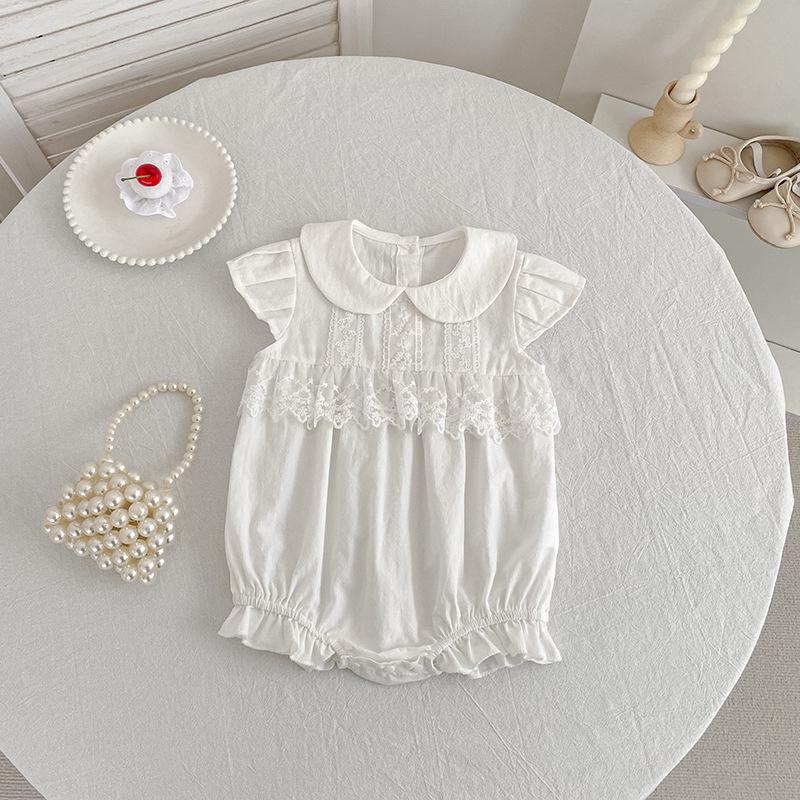 Комплект: Девочковое французское платье без рукавов с цветочным принтом и сборками & Боди для малыша для сестер