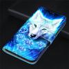 Fashion Painted Pattern Cover Lanyard Flip Leather Case For iPhone Samsung Huawei Honor Xiaomi Redmi OPPO Realme Moto Asus