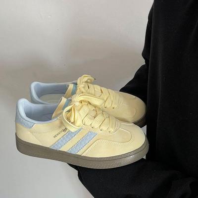 Ретро женские осенние новые маленькие белые туфли студенческие спортивные и повседневные туфли кеды