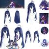 Anger Starry Sky Iron Road Xie Er Cosplay Wig With Cute Fringe And Two-tone Long Hair