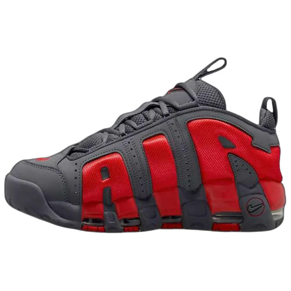 Nike Air More Uptempo Low Темно-серый Светло-малиновый Винтажный Баскетбольный FZ3055-002
