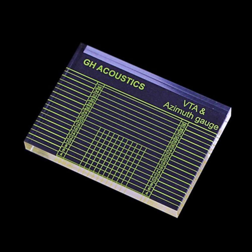 Балансировка VTA и регулировка азимута линейка сумка для виниловых пластинок измерительная линейка проигрывателя тонарма фонокорректора E3D1