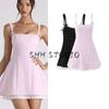 Spring New Women's Clothing French Style Bow Sleeveless Slim Fit Waist-Controlled Slimming High Waist Sling Dress