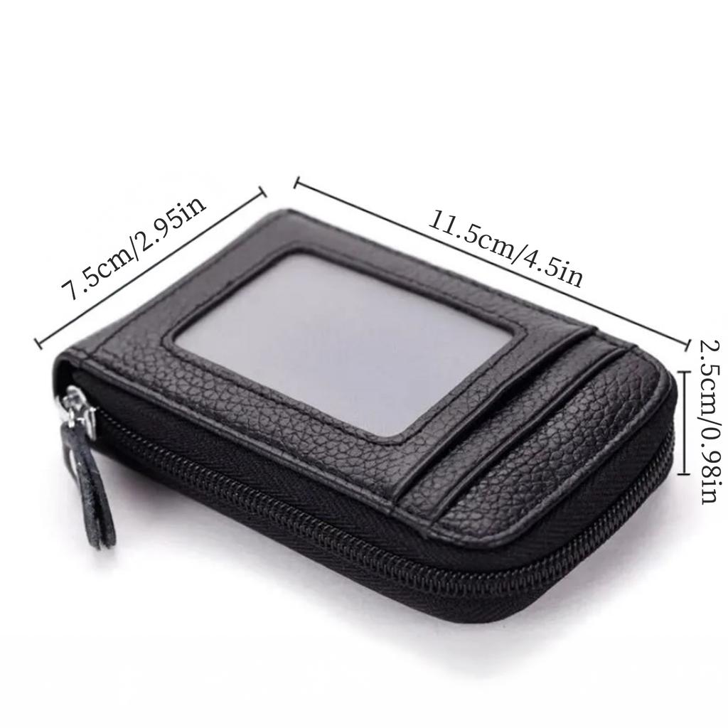 1/2/4 шт. Сумка для кредитных карт, держатель для карт из ПУ кожи, портативный короткий чехол для банковских карт, сумка-органайзер для карт, мужской женский кошелек с карманом на молнии