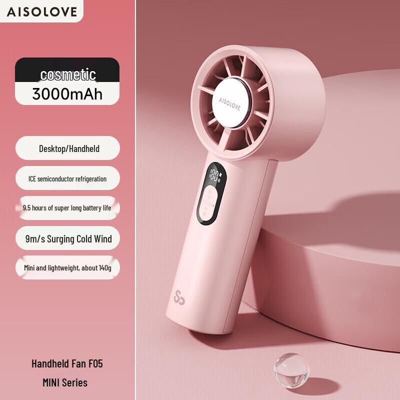 SOLOVE F05 Ручной портативный мини-вентилятор Turbo на USB