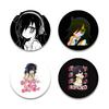 32/44/58MM Аниме Tomoko Kuroki Watamote Pins Милый мультяшный значок ручной работы Броши для нагрудника для рюкзака Одежда Подарки Аксессуар