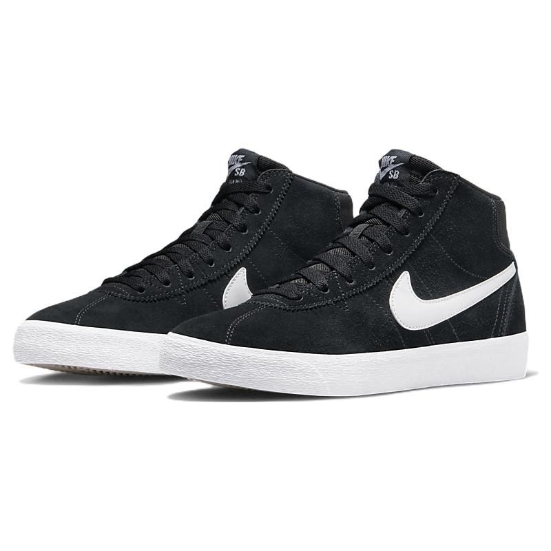 Nike Женские кроссовки Bruin High SB Черный Белый Резина Светло-коричневый DR0126-001
