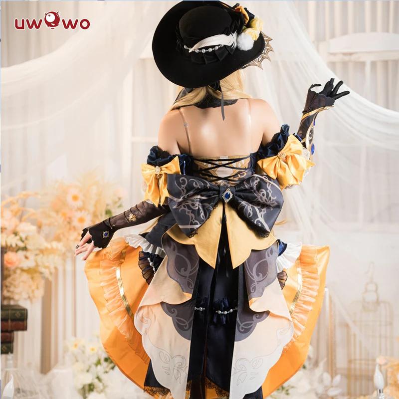 UWOWO Косплей Навии Genshin Impact Костюм для косплея Навии Платье в стиле Фонтейн Рококо Костюм для косплея Хэллоуина