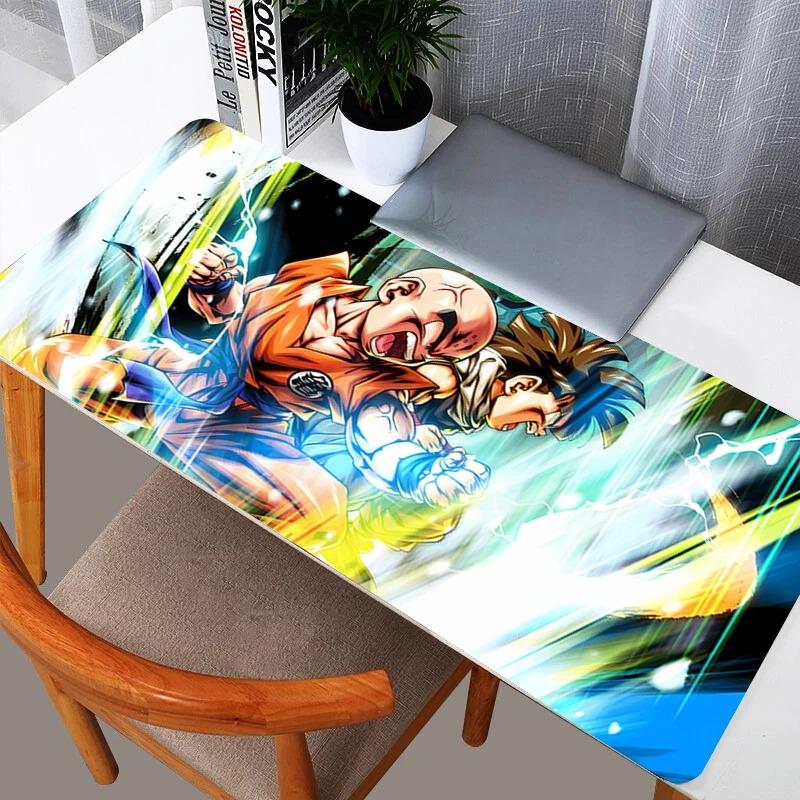 DBZ Dragon Ball Krillin Mouse Pad Kawaii Gaming Accessories Notbook Computer Speed Mini Pc Gamer Keyboard Desk Mat Mousepad