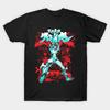 Men Black Print T-shirt Super Large TShirtSuper Gurren Lagann No-Cut Transfer Paper Print Cotton Tshirt