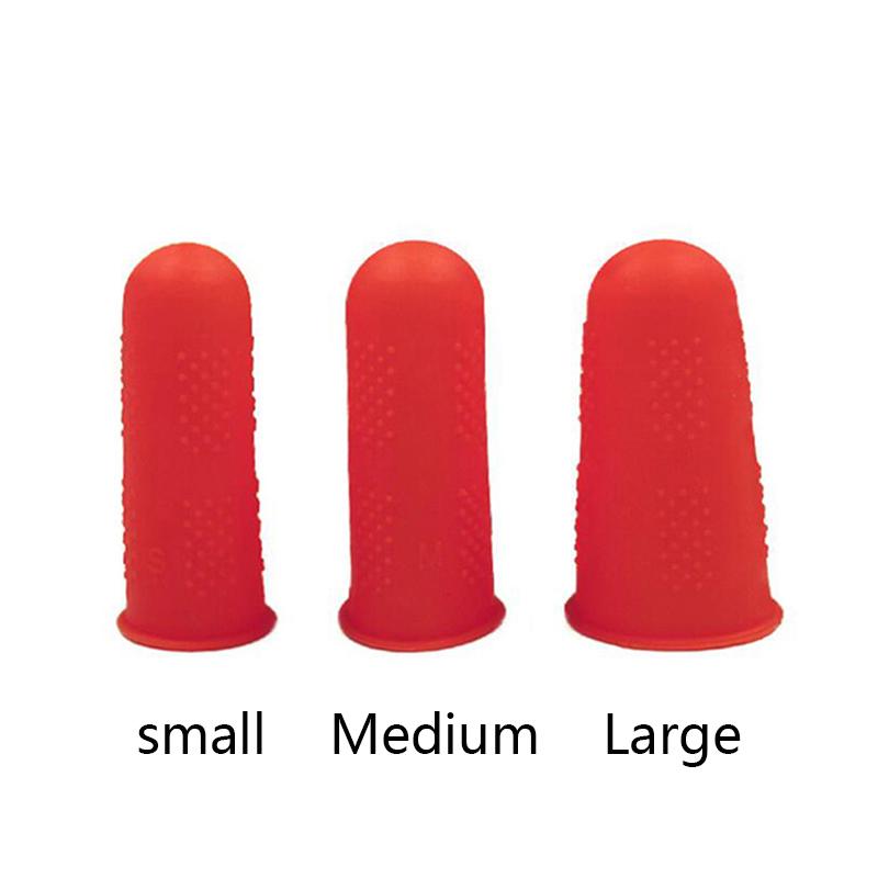 3шт силиконовый защитный чехол для пальцев, противопорезный, жаропрочный, противоскользящий, для пальцев