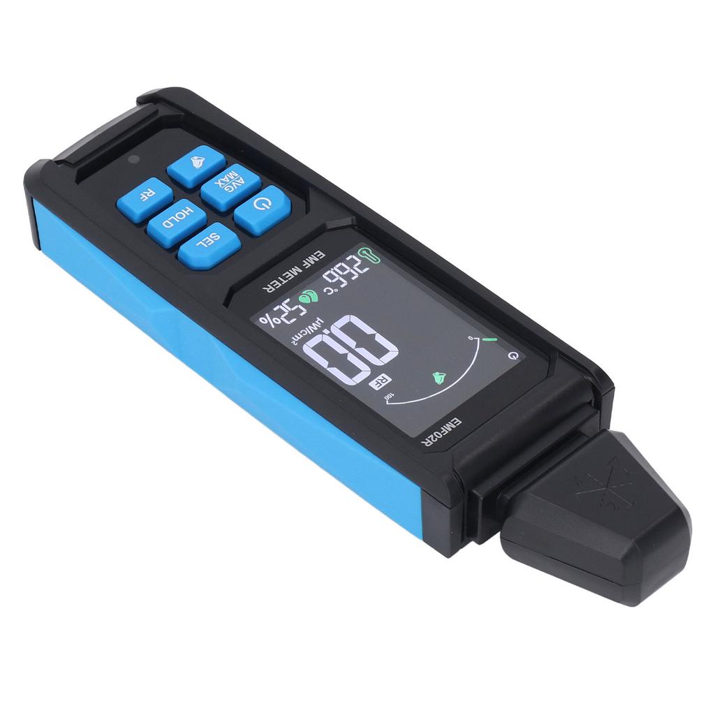 Детектор ЭМП XYZ оси 30 МГц до 8 ГГц Высокочувствительный цветной дисплей Перезаряжаемый электромагнитный