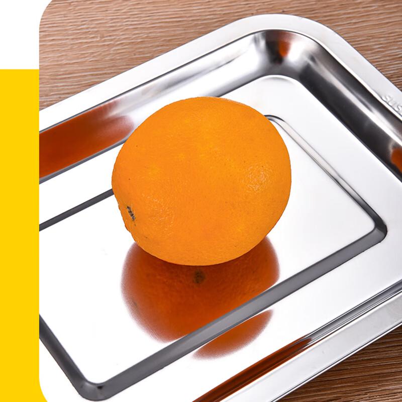 Pabei 304 Stainless Steel Rectangular Baking and Serving Pan