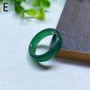 Unisex Women Luxury Jewelry Gifts Simple Finger Rings Elegant Agate Ring Jade Ring Anniversary Ring