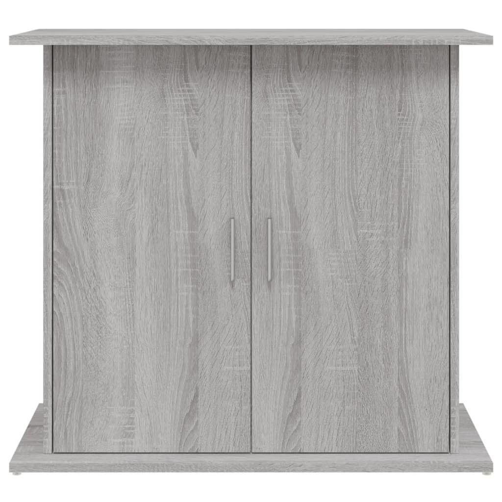 vidaXL Aquarium Stand Sonoma Gray 81x36x73 cm Engineered Wood