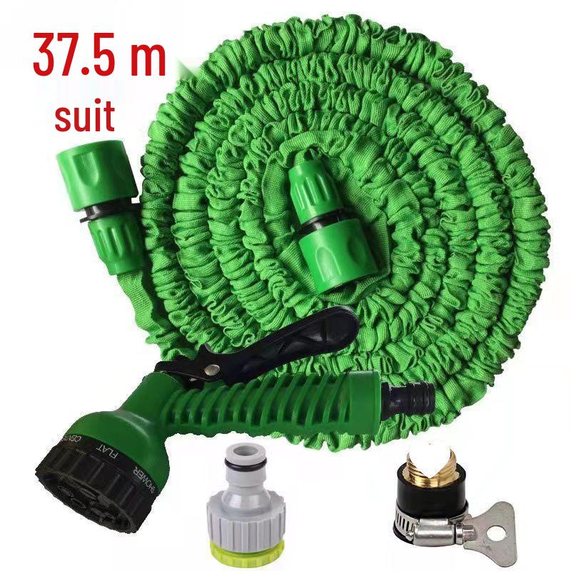 Expandable High-Pressure Retractable Water Hose & Garden/Car Wash Water Gun
