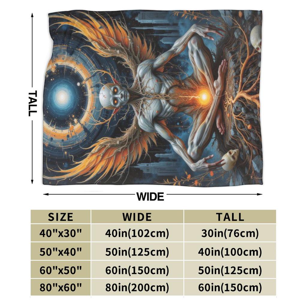 The Oracle Beneath The Hollow Sky Custom Warm Decorate Home An UltraSoft Micro Fleece Blanket