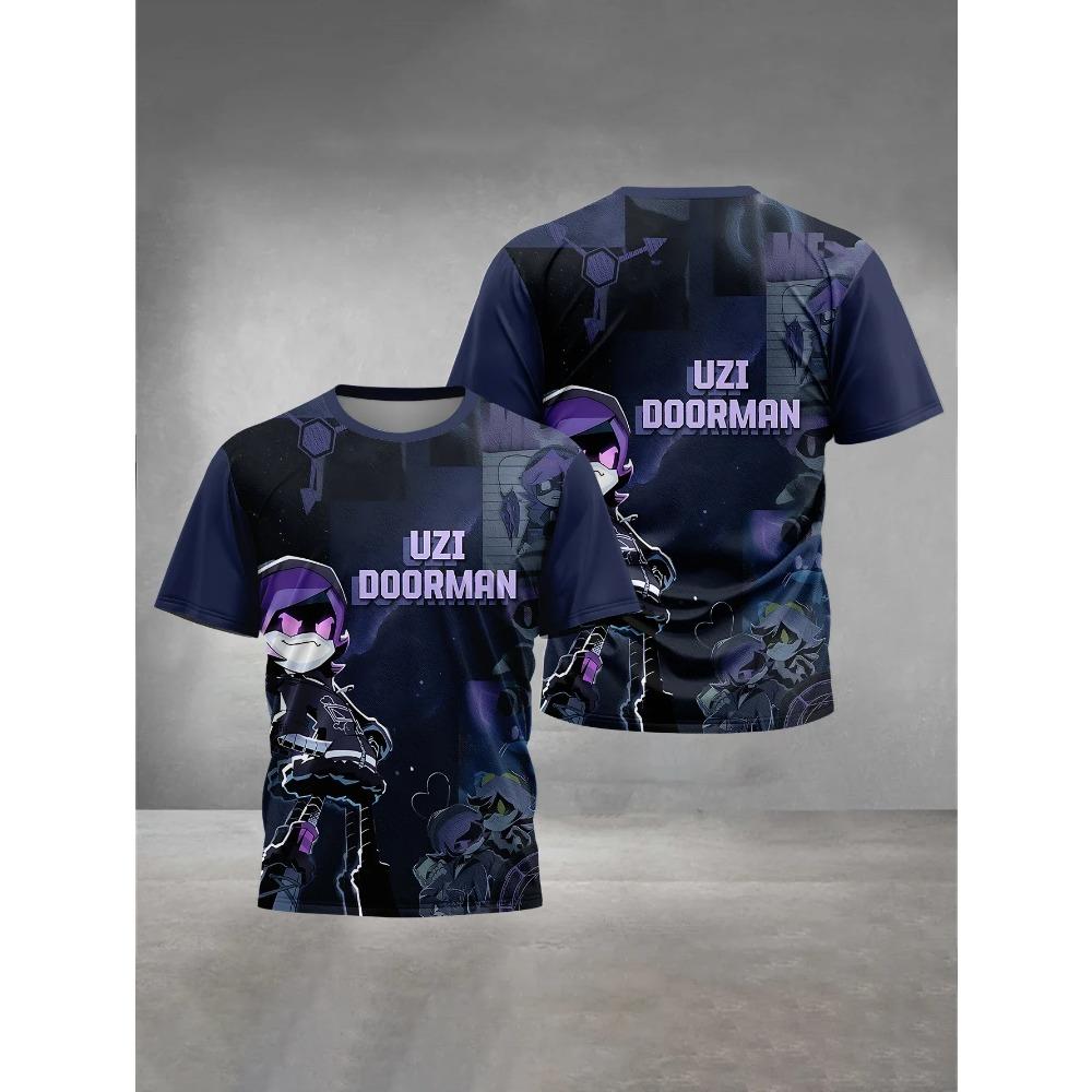 3D Печать Детская Аниме M-Убийца D-Дроны Одежда от 5 до 14 Лет Мужская Уличная Одежда для Детей Мальчика Девочки Ребенка Футболка Топ Рубашки