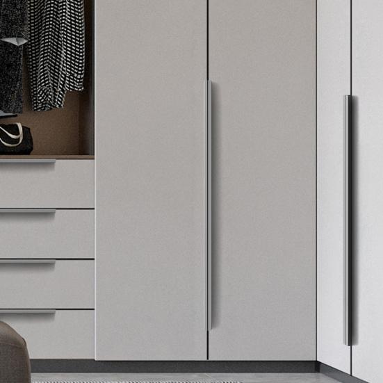 Ручка для шкафа, фурнитура для кухонного шкафа, прочная конструкция, устойчивая к ржавчине, простая установка, тяга для крепления края шкафа с винтами