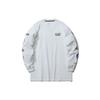 Li Ning Wade Series Printed Loose Round Neck Pullover Sweatshirt Men Sweatshirt Standard-White AHSR497-3