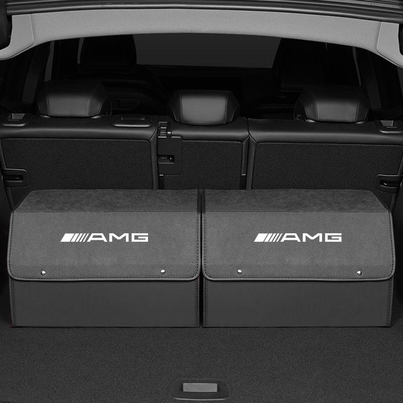 1pc Car Trunk Storage Box Large Capacity Tools Organizer Case Accessories For Mercedes Benz AMG A B C E G CLA W211 W203 W204