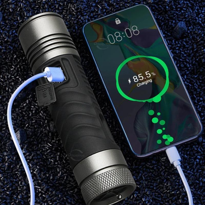 Самый мощный фонарик XHP360 LED кемпинговый фонарь сверхъяркие дальнобойные фонарики диммируемые перезаряжаемые лампы для улицы