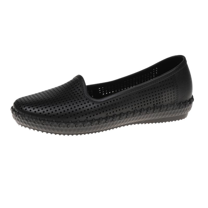 2024 Обувь для женщин на открытом воздухе Женские туфли на плоской подошве Повседневные офисные и карьерные туфли на плоской подошве Женские туфли с круглым носком и мягкой подошвой